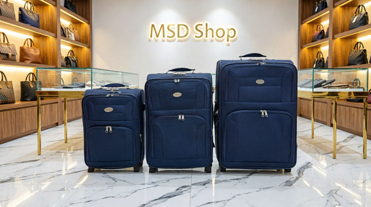 چمدان پارچه ای چرخ اسکیتی top euro آستر خارجی